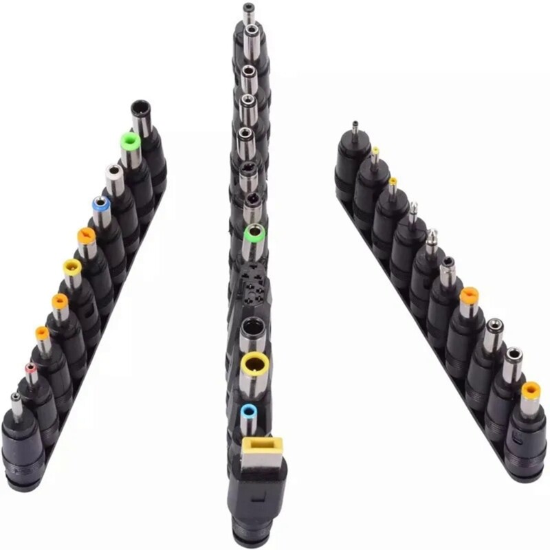 Usb to barreljack adapter 5 5x2 1mm universal power adapter set 34