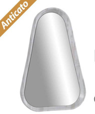 SPECCHIO PARETE OVALE ANTICATO SPECCHIERA CLASSICO MODERNO 38*24