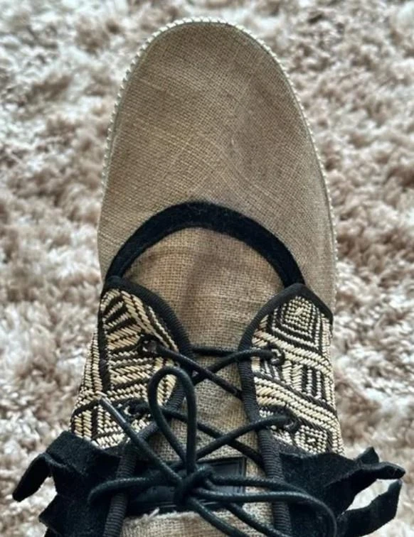 Zapatos deportivos con flecos negros y tostados con cordones talla 10 para hombre ANDROID HOMME MACH 2 Foto 4 de 4