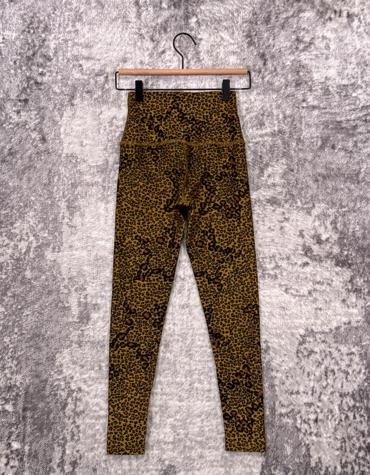 beyond-yoga high waist 7/8 leopard spacedye leggings