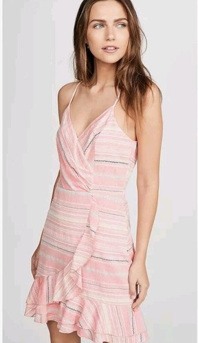 Parker Jay Sleeveless Fitted Ruffled Mini Dress Sz 6 NWT $248 - Picture 6 of 11