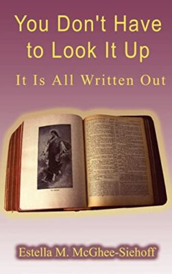 McGhee-Siehoff - You Don't Have to Look It Up  It is All Written Out - - D555z