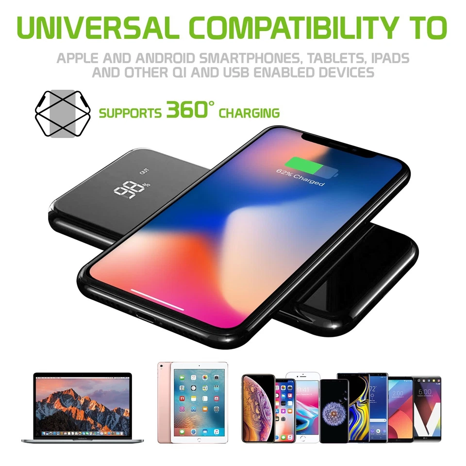 10,000 mAh Portable Power Bank with Smart Digital Display Screen - USED - Image 4 of 4