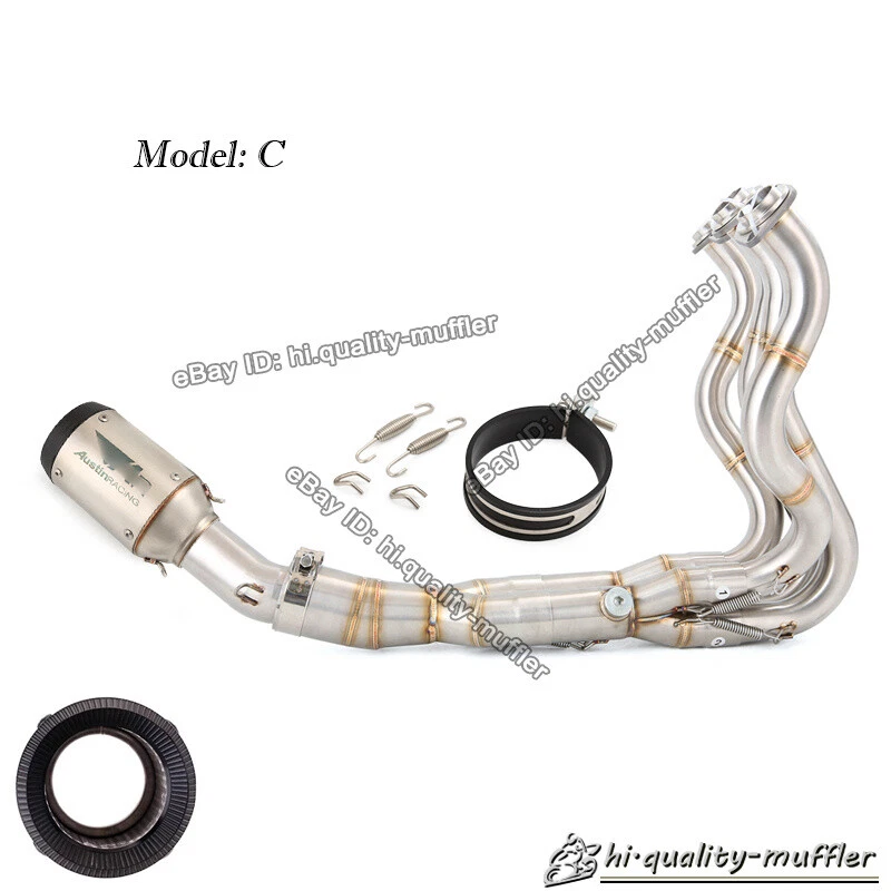 Silenciador de enlace de tubo de escape para Kawasaki Ninja ZX6R ZX-6R ZX636 2009-2024 Foto 4 de 4