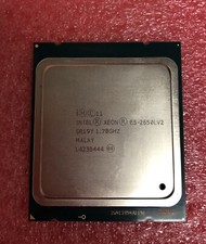 Intel Xeon E5-2650L V2 CPU, LGA2011, 1.7GHz, Used