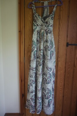 open lace back dress Long Lycra Prom Dress with Plunging V-Neck