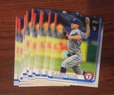 2019 Topps Update US219 Adrian Sampson 10 Count Rookie Card Lot Texas Rangers