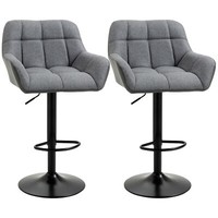 Barhocker 2Er-Set Tresenhocker HöHenverstellbar Drehbar Im Retro-Design Pu