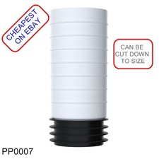 PP0007 VIVA Extension EASI-FIT WC Pan Connector *CAN BE CUT TO SUIT* *
