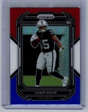 2022 Panini Prizm - Rookie Red White & Blue Prizm #323 Zamir White (RC)