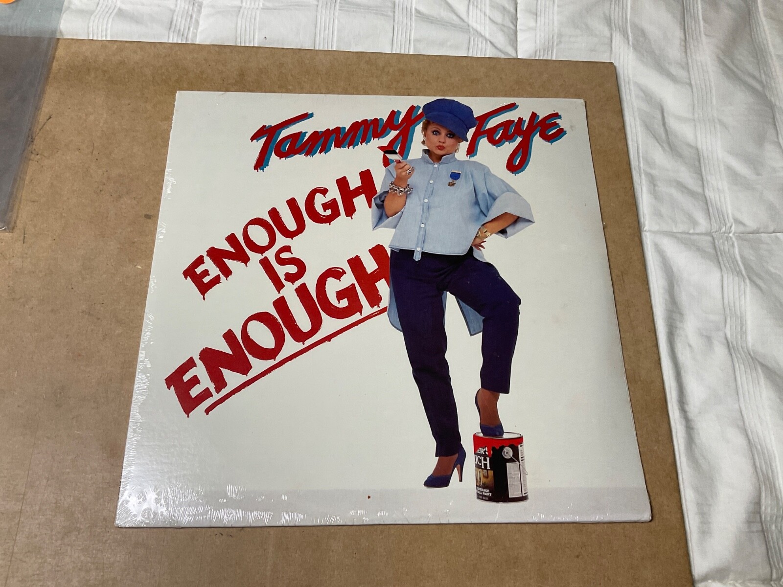 Rare Sealed 1986 Tammy Faye Vinyl LP Enough Is Enough by PTL Records
