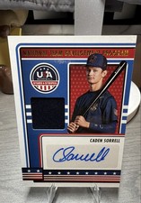 2023 Panini USA Baseball Stars & Stripes Caden Sorrell #NTDP-CS1  (AU, RC)