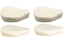 Satteldecke, Sitzgummi Set für MZ ETZ 250 NVA - beige, komplett mit Schaumstoff