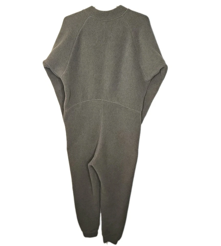 Mono polar Kokata Polartec adulto gris mediano esquí capa base leñador de colección EE. UU. Foto 3 de 4