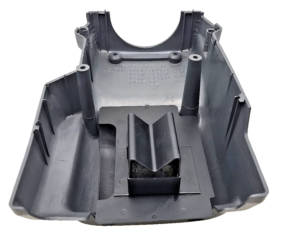 1986-1992 Nissan жесткий кузов пикап рулевая колонка OEM нижний плащ серый без наклона - Изображение 4 из 4