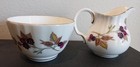 Vintage Royal Worcester fine bone china Arden mini creamer and sugar set, 3" — photo 3