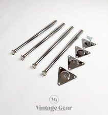 Wurlitzer 200 series  bench Legs and Plates - set of four