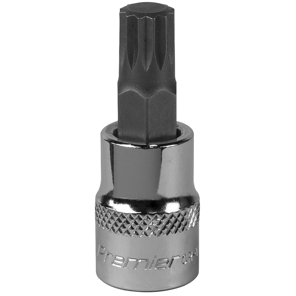 Sealey Spline Socket Bit M10 3/8""Sq Drive