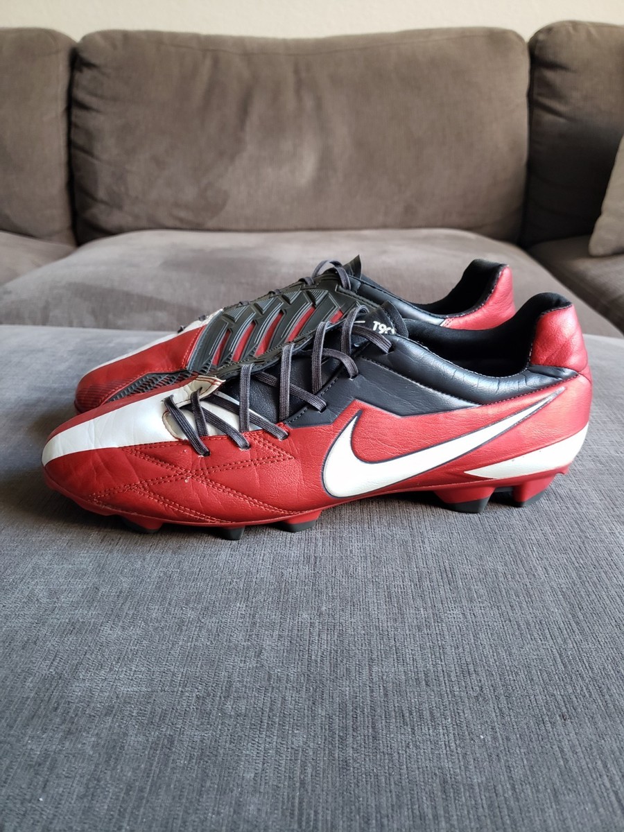Size 12 - Nike T90 Laser IV FG Total 90 Men's Soccer Cleats Red