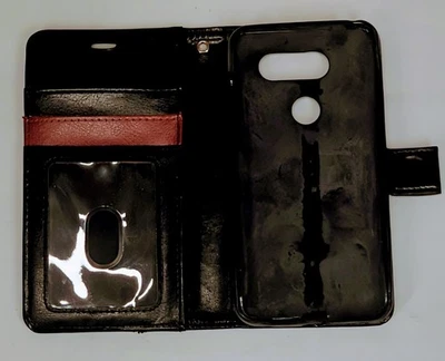LG V20 Case – Case-Mate Black Wallet Folio with Card Slots & Magnetic Closure - Image 1 of 4