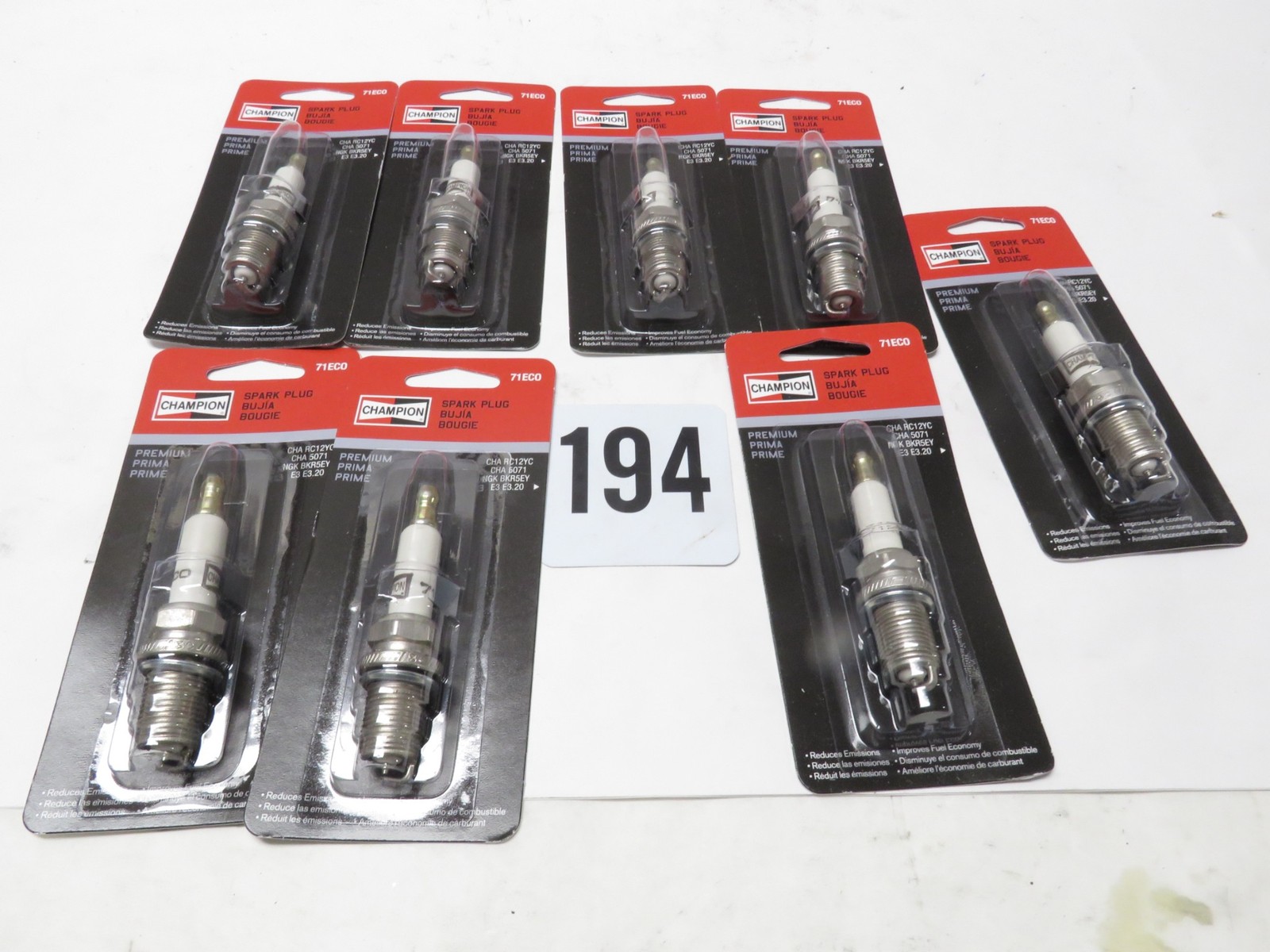 Champion QC12YC f Copper Plus Small Engine 946 Spark Plug 8-Pack-