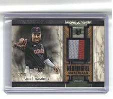 José Ramírez /25 2025 Topps Museum Collection Meaningful Material Amethyst