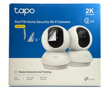 TP-Link Tapo 2K Pan/Tilt Security Camera Motion Detection 2 pack - C210P2