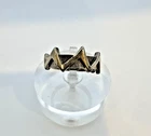 VTG Sterling Silver .925 Made in Mexico ZIG ZAG BAND  - 3.6 grams, size 7