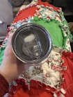 Handmade Blue And Sliver Swirl Tumbler With Stickers 18 Oz — photo 4