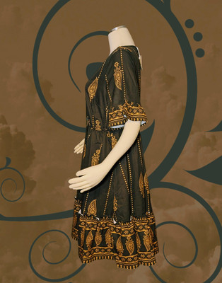 black hippie dress Reverie Black Lace Trim Mini Dress - The Hippie Shake - UK 8 - The Hippie Shake
