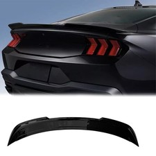 Trunk Lid Spoiler Wing For Ford Mustang 2024 2025 Factory Style Glossy Black