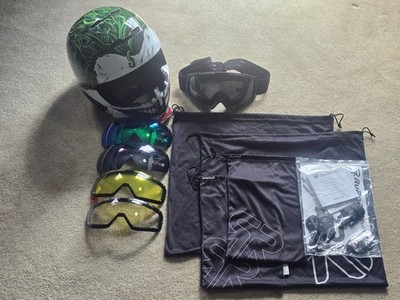 スキー・スノーボードアクセサリー RUROC RG1-DX HELMET + 2 LENSE + BAG M/L Ruroc RG1-DX Joker Snowboard / Ski Helmet (M/L) W/ ShockPods and 5