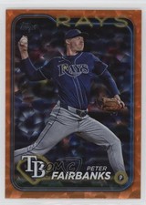 2024 Topps Update Orange Crackle Foilboard 126/299 Peter Fairbanks #US321 13lw
