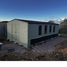 Grandmaster "Heavy Duty" D1000 Apex Workshop Shed - 24’x14’
