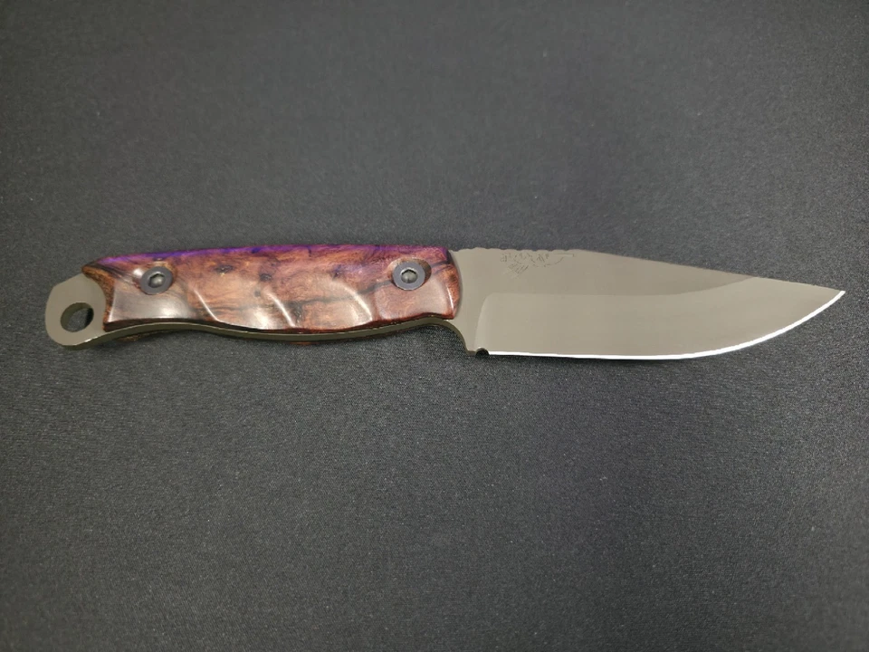 Half Face Blade Crow Jr Desert Ironwood OD  Green  Magnacut  Cerokote - Image 2 of 3