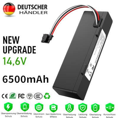 Akku für Xiaomi VIOMI V2 PRO VIOMI V3 STYTJ02YM Vacuum-Mop 2S 6500mAh 14,6V