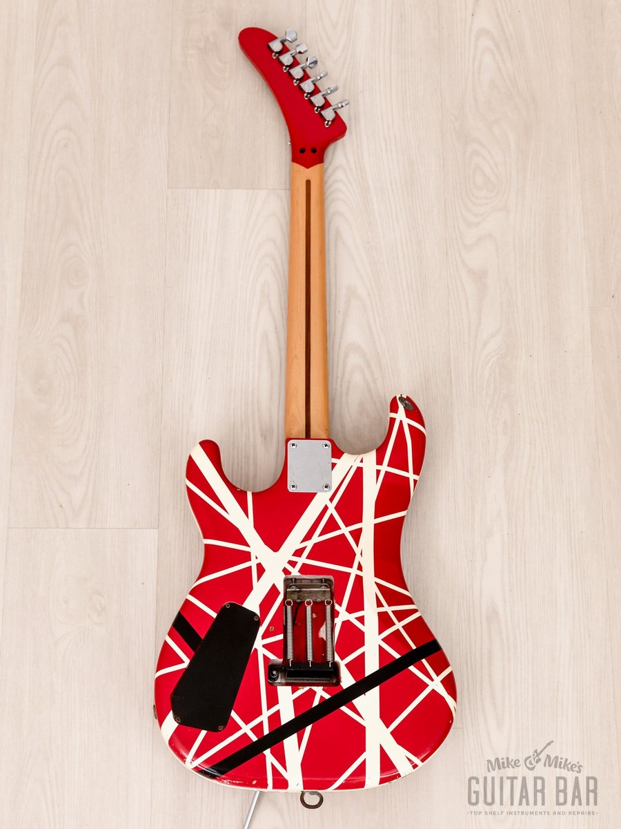 EVH ペイント ストラトキャスター Eddie Van Halen Signed EVH Frankenstrat Style Guitar with Guitar