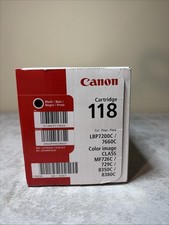 NEW Genuine Canon Color Image Class Black Toner Cartridge 118 OEM 2662B004AA