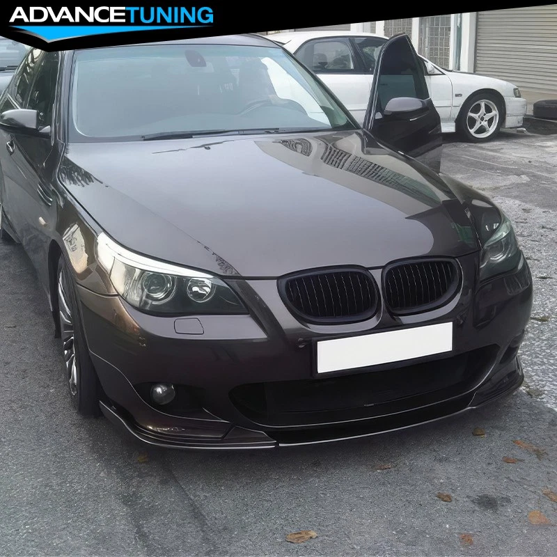 Fits 04-10 BMW E60 5 Series H PU Front Bumper Lip Spoiler Chin Lip Unpainted - Image 2 of 4