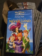 Peter Pan In Return To Never Land VHS Video Cassette Tape