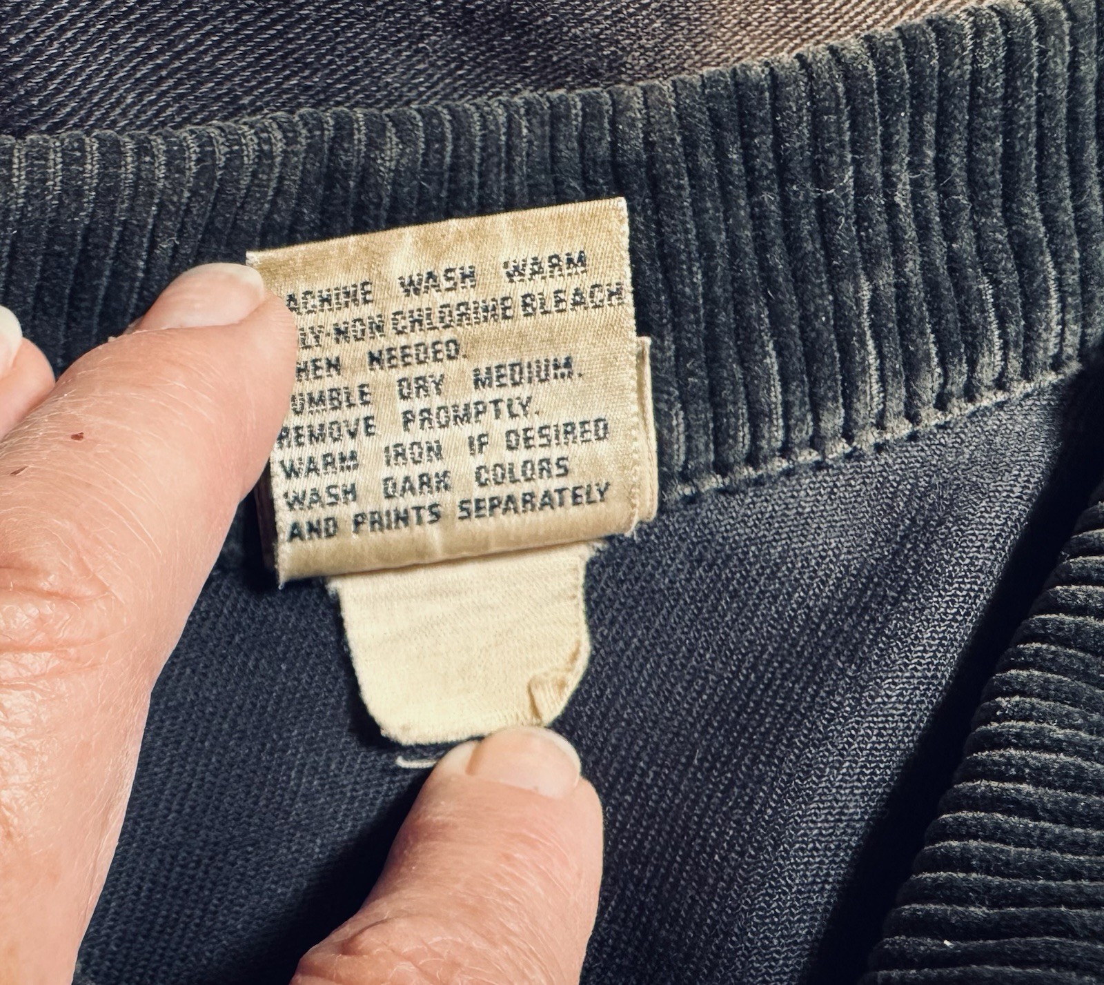 Rare Barn/Chore Coat ‘80-90’s Women’s M Drk Brown Memphis Brand Made In Columbia image 8