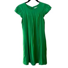Banana Republic Lime Green Pleated Dress Size XS