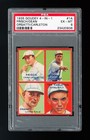 1935 Goudey 4-in-1 #1A Ted Frisch & Jerome "Dizzy" Dean. PSA 6. Looks Nicer