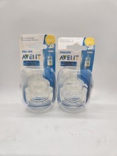 2 Philips AVENT Anti-Colic Fast Flow Nipple Avent Baby Bottles 6m 