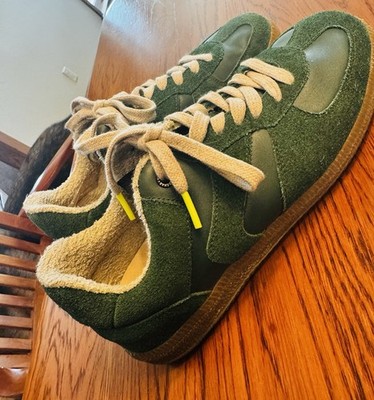 Samba Style Green Suede German Trainer Sneakers EU 39 US 8 Spain Verbenas
