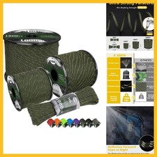 X XBEN Paracord Reflective 1000lb, 50/100/200/500/1000ft 4mm, 13 Strand Paracord