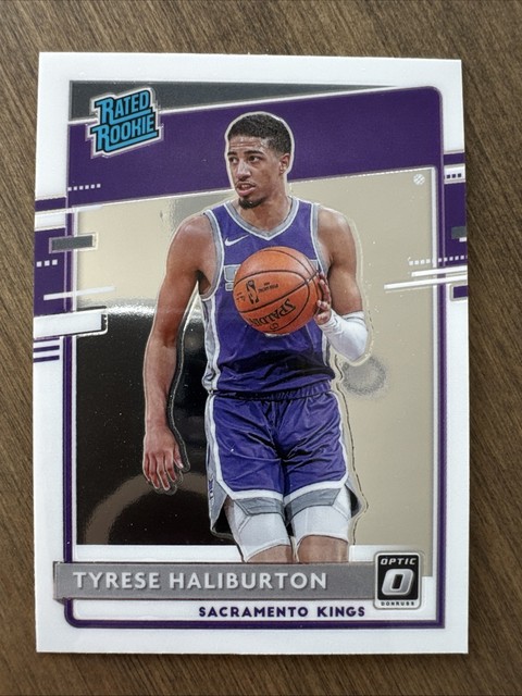Panini 2020-21 Donruss Optic Rated Rookie Tyrese Haliburton RC #162 Kings
