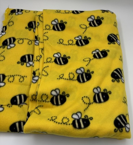 Fleece Bees Fabric Sold By The Yard New