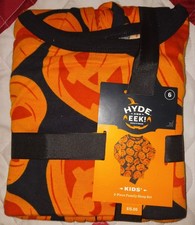 Hyde EEK Boutique Kids Halloween Pajamas 6 NWT 2 Piece Jack O Lanterns Cotton