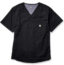 Set Of 3 Carhartt Mens Ripstop Rugged Flex 6 Pocket V-Neck Top 3X Black  Gray
